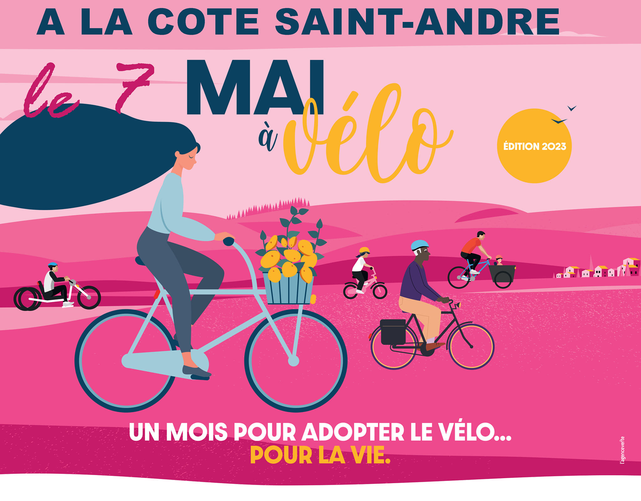 Affiche du festival 'Tous à vélo'
